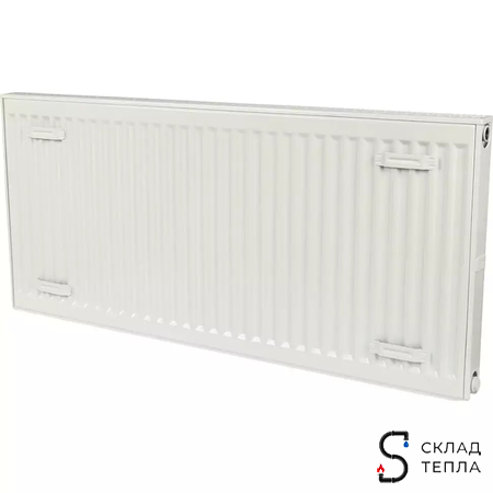 Радиатор стальной KERMI FKO 12 - высота 500 мм, длина 400 мм с боковым подключением. Вид 3.