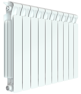 Радиатор биметаллический Rifar Monolit 500 - 10 секций (подключение боковое 3/4')