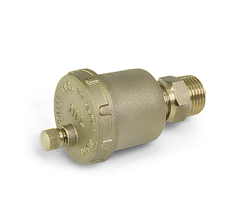 Воздухоотводчик автоматический TIM - 1/2' (НР, воздухоотвод сверху, с клапаном)