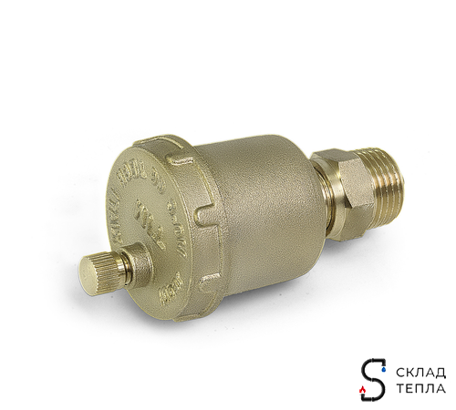 Воздухоотводчик автоматический TIM - 1/2" (НР, воздухоотвод сверху, с клапаном). Вид 1.