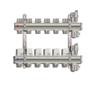 Коллекторные группы без расходомера, 6 выходов