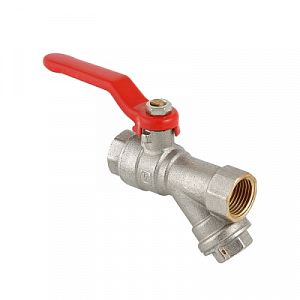 Кран шаровой с фильтром VALTEC COMBI 1/2" (ВР/ВР, ручка рычаг) Кран шаровой с фильтром VALTEC COMBI 1/2' (ВР/ВР, ручка рычаг)