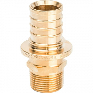 Переход на наружную резьбу STOUT - 32 x 3/4' (для труб из сшитого полиэтилена)