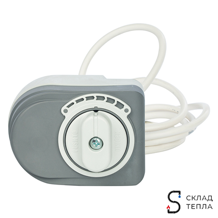 Сервопривод STOUT 230V 120s (для смесительных клапанов с регулировкой по трем точкам). Вид 1.