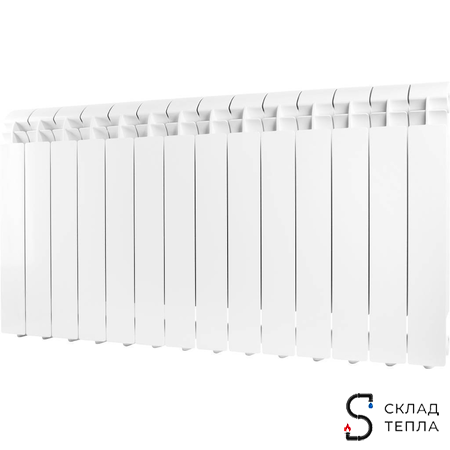 Радиатор алюминиевый GLOBAL VOX R 500 - 15 секций. Вид 1.