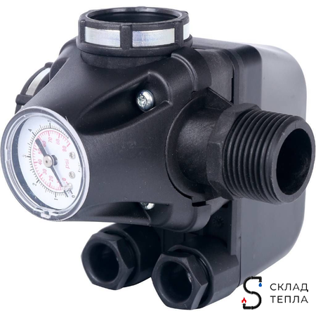 Реле давления со встроенным манометром STOUT PM5-3W (1-5 бар). Вид 2.