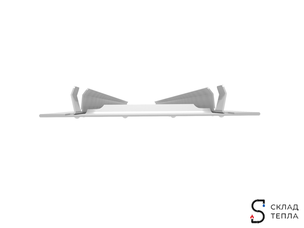 Решетка штампованная стальная оцинкованная DN100 Gidrolica 1000х136 мм. Вид 4.