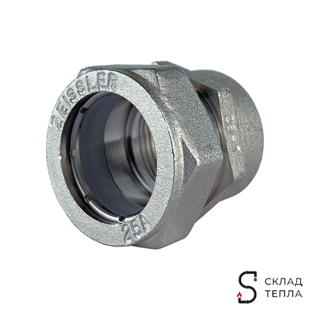 Переход на внутренюю резьбу TIM 15 х 1/2" для гофрированной трубы. Вид 3.