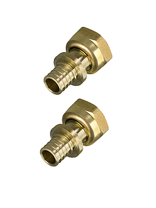 Переход на накидную гайку TIM - 25 x 1' (для труб из сшитого полиэтилена, комплект - 2шт)