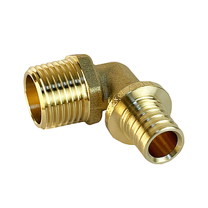 Отвод с наружной резьбой VALFEX - 20х1/2' (для труб из сшитого полиэтилена, 2шт)