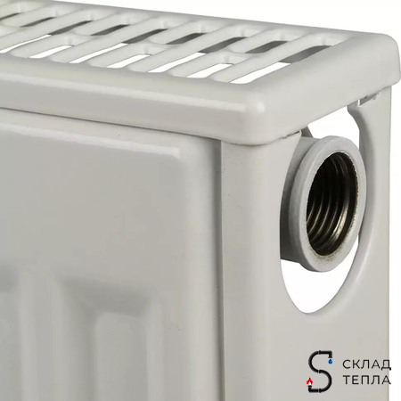 Радиатор стальной KERMI FKO 11 - высота 300 мм, длина 800 мм с боковым подключением. Вид 8.