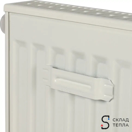 Радиатор стальной KERMI FTV 12 - высота 600 мм, длина 700 мм с нижним подключением. Вид 8.