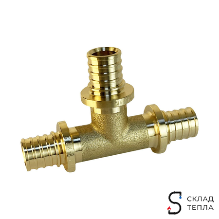 Тройник аксиальный VALFEX - 20 (для труб из сшитого полиэтилена). Вид 5.