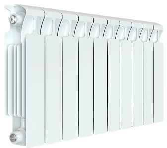 Радиатор биметаллический Rifar Monolit 350 - 10 секций (подключение боковое 3/4") Радиатор биметаллический Rifar Monolit 350 - 10 секций (подключение боковое 3/4')