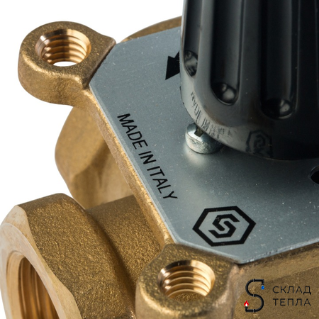 Клапан смесительный трехходовой STOUT - 1". Вид 4.