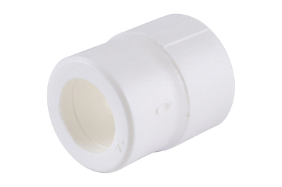 Муфта редукционная VALFEX - 40 x 32 (под пайку внутренняя/наружная для полипропиленовых труб, белая)