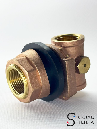 Адаптер скважинный с встроенным сливным клапаном 1"TIM. Вид 3.