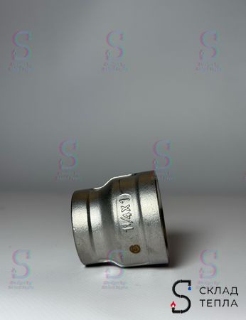 Муфта резьбовая переходная Benarmo - 1 1/4" х 1" (нержавеющая сталь). Вид 6.