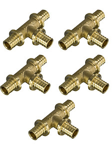 Тройник TIM - 16 (для труб из сшитого полиэтилена, 5шт.)