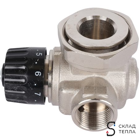 Насосно-смесительный узел STOUT - 1" (с термостатическим клапаном 30-60°C и насосом UPSO 25-65). Вид 9.