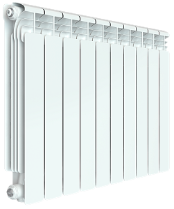 Радиатор алюминиевый Rifar Alum Ventil 500 - 10 секций (подключение нижнее слева) Радиатор алюминиевый Rifar Alum Ventil 500 - 10 секций (подключение нижнее слева)