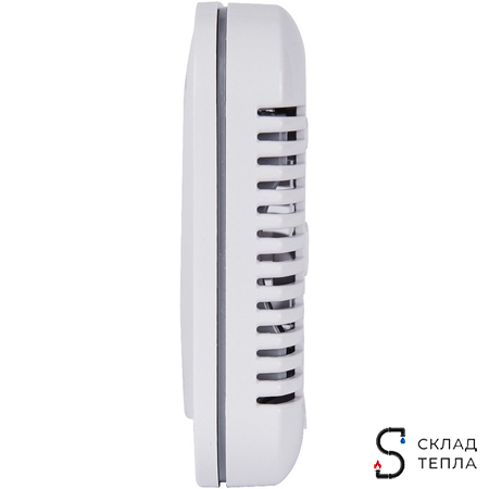 STOUT Проводной комнатный регулятор R-10s, белый. Вид 3.