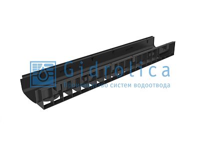 Лоток водоотводный пластиковый Gidrolica DN150 1000х196х100 мм