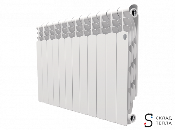 Радиатор алюминиевый Royal Thermo Revolution 500 - 12 секций. Вид 1.