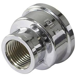 Муфта латунная резьбовая TIM - 1/2' (хромированная)