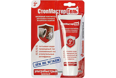 Анаэробный герметик «СантехМастерГель», «красный» 60 г