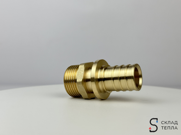 Переход на наружную резьбу TIM - 25 x 3/4" (комплект с гильзой, 4 шт). Вид 14.