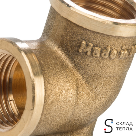 Водорозетка латунная резьбовая STOUT - 1/2". Вид 4.