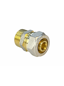 Переход на наружную резьбу VALFEX - 16 x 1/2' (винтовой, для металлопластиковых труб) 2шт