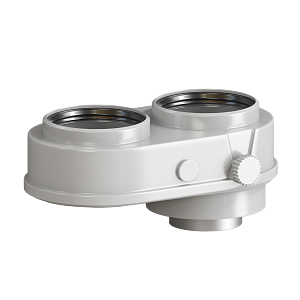 Адаптер моноблочный Rommer переход с Ø60/100 на 80/80 конденсационный