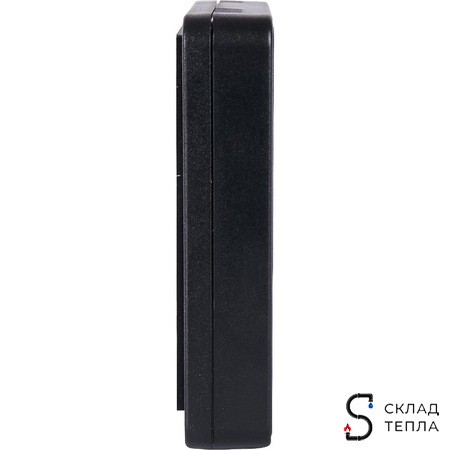 STOUT Проводной комнатный регулятор R-10z, черный. Вид 3.