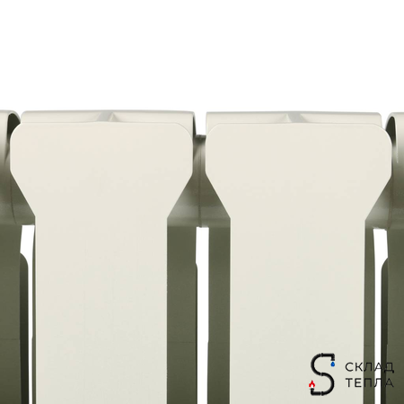 Радиатор алюминиевый STOUT Bravo 500 - 4 секции. Вид 9.