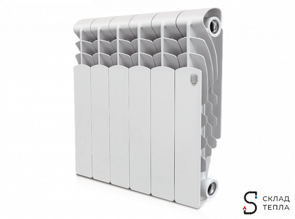 Радиатор алюминиевый Royal Thermo Revolution 350 - 6 секций. Вид 1.