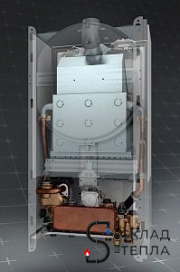 Котел газовый настенный BAXI ECO-4s 18F (18 кВт, двухконтурный, камера сгорания закрытая). Вид 2.