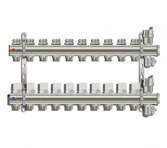 Коллекторные группы без расходомера, 10 выходов