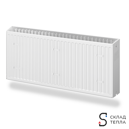 Радиатор панельный ROMMER Compact тип 33 - 500x2000 мм (подкл.боковое). Вид 2.