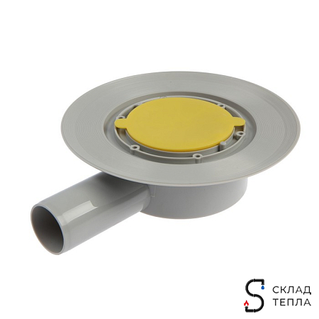 Трап для душевой TIM с горизонтальным выпуском. Вид 3.