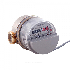 Счётчик г/в и х/в Пульсар 1/2' В/К импульсный с обратным клапаном