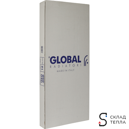 Радиатор алюминиевый GLOBAL ISEO 350 - 13 секций. Вид 11.