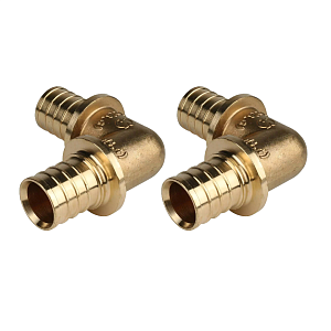 Отвод 90° Rommer - 20 (для труб из сшитого полиэтилена, комплект - 2 шт)