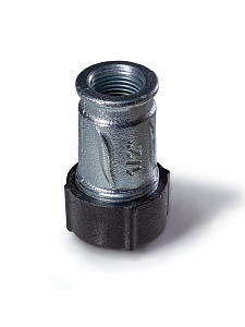 Муфта обжимная из ковкого чугуна с внутренней резьбой Ду 32 (1 1/4") Муфта обжимная из ковкого чугуна с внутренней резьбой Ду 32 (1 1/4')