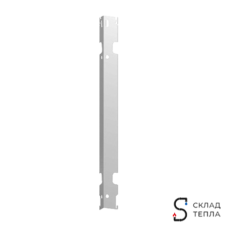 Кронштейн стеновой для радиаторов KERMI высотой 500 мм (цвет белый RAL 9016). Вид 1.