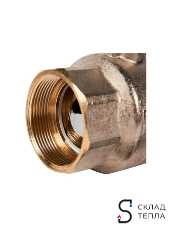 Кран шаровой полнопроходной STOUT - 2" (ВР/ВР, PN40, Tmax 150°С, ручка-рычаг черная). Вид 3.