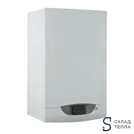 Котел газовый настенный BAXI NUVOLA-3 B40 280 Fi (28 кВт, двухконтурный, камера сгорания закрытая. Вид 1.