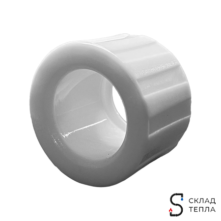 Кольцо с упором РОС белое 16 для труб из сшитого полиэтилена (аналог Uponor и Usystems, 20шт). Вид 6.