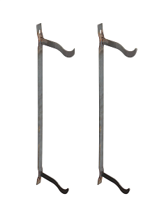 Кронштейн на полосе под чугун 500мм МС- 2 шт.